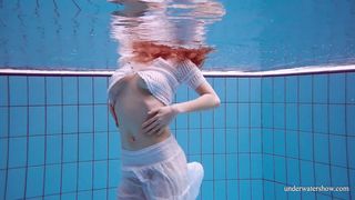 wet polish teen showing