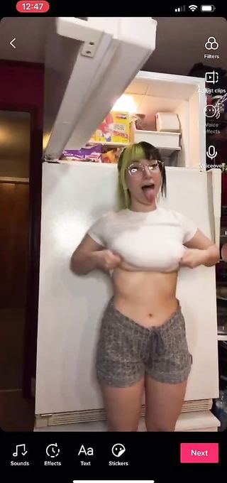 big tits short tiktok