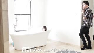 petite brunette teen sister